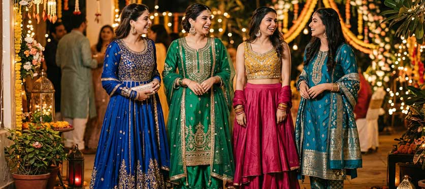 Festive & Party Wear Fashion for Women: Kurtis, Tops & Gowns | Blusmoon