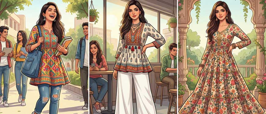 Trendy College Fashion for Girls: Kurtis, Tops & Gowns (2026 Style Guide)